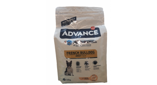 Advance Ördek Etli French Bulldog Yetişkin Köpek Maması 2.5 Kg