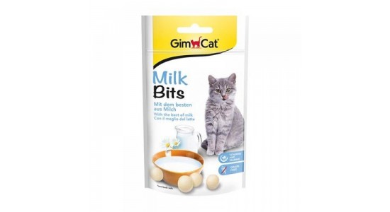 Gimcat Milk Bits Sütlü Kedi Ödül Tableti 40 Gr