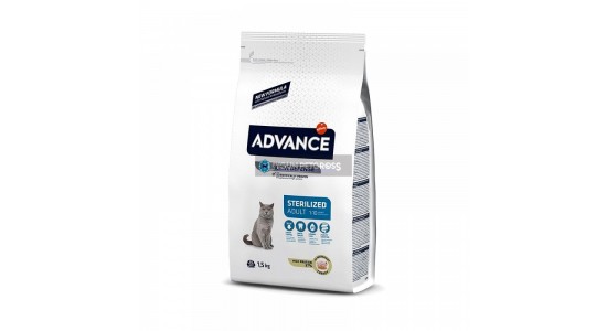 Advance Hindi Etli Sterilised Kısırlaştırılmış Kedi Maması 1.5 Kg