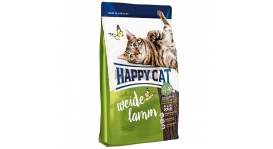 Happy Cat Weide Lamm Kuzu Etli Yetişkin Kedi Maması 4 Kg