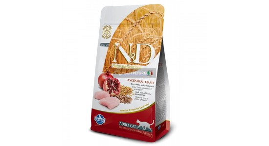 Nd Düsük Tahıllı Tavuklu Narli Yetişkin Kedi Maması 1.5 Kg