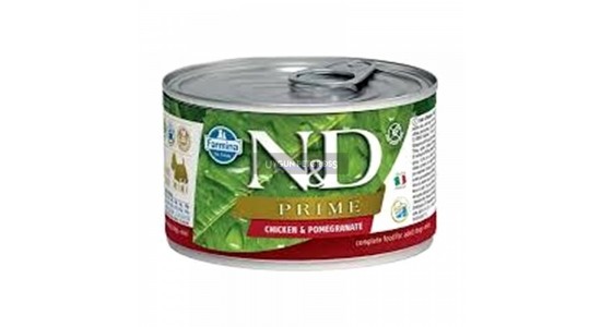 Nd Prime Mini Tavuklu ve Narli Yetişkin Köpek Konserve Maması 140 Gr