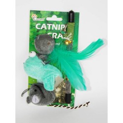 Eastland Kedi Oltası Seti Fare Kus Tüylü Top 20 Cm