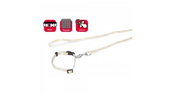 Karlie Yavru Köpek Boy.Tasması+Uzatma 10-35 Cm/1Mm Mavi