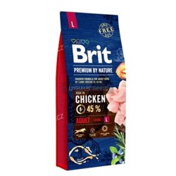 Brit Premium By Nature Yetişkin L Büyük Irk Tavuklu Yetişkin Köpek Maması 15 Kg