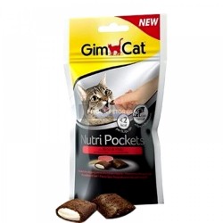 Gimcat Nutripockets Biftek Malt Kedi Ödülü 60 Gr