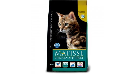 Matisse Tavuklu Hindi ve Sebzeli Yetişkin Kedi Maması 10 Kg