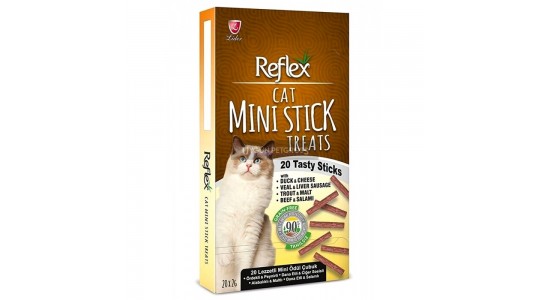 Reflex Mini Stick Tahılsız Kedi Ödül cubuklari 20x2 Gr