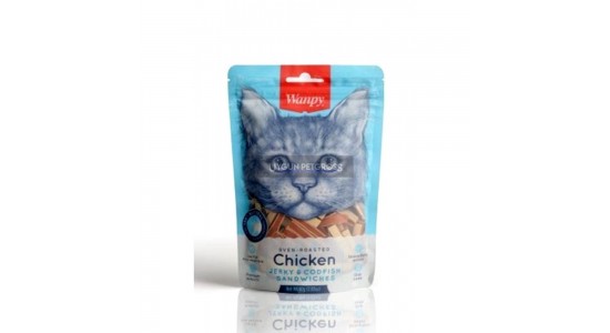 Wanpy Oven Roasted Tavuklu Morina Balıklı Sandvic Kedi Ödülü