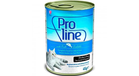 Proline Balıklı Yetişkin Kedi Konserve Maması 415 Gr